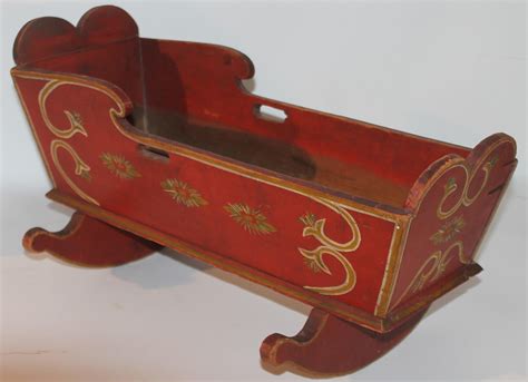 Antique Doll Cradle for sale 